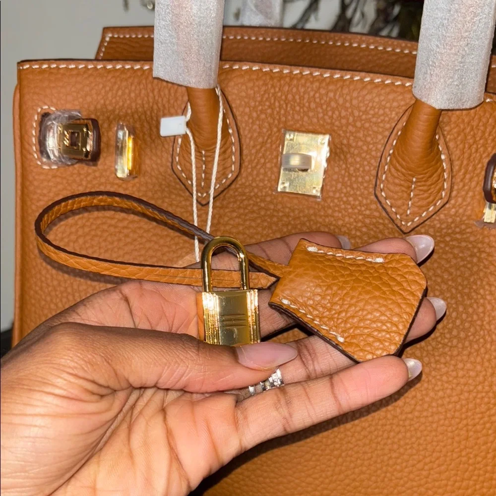 Brown Genuine leather wirkin